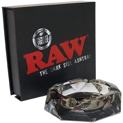 RAW Darkside Glass Ashtray