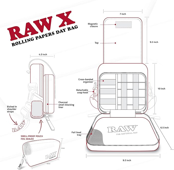 RAW x Rolling Papers Day Bag