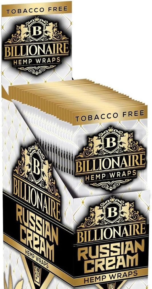 Billionaire Hemp Russian Cream Wraps (2 Pack)